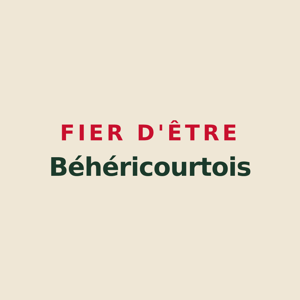 Tote bag « Fier d'être Béhéricourtois » — design pour Béhéricourt