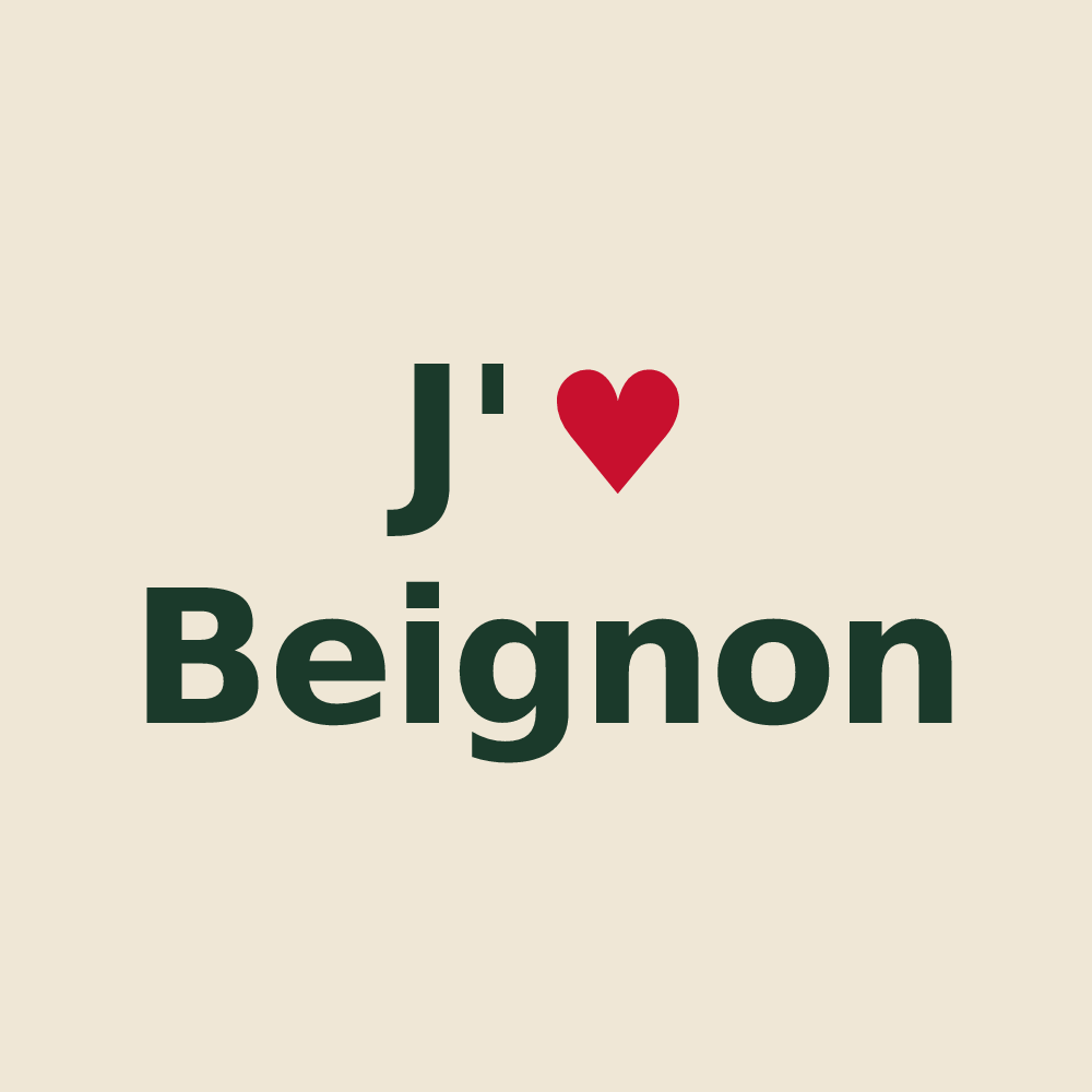 Tote bag personnalisé Beignon — design J'aime Beignon