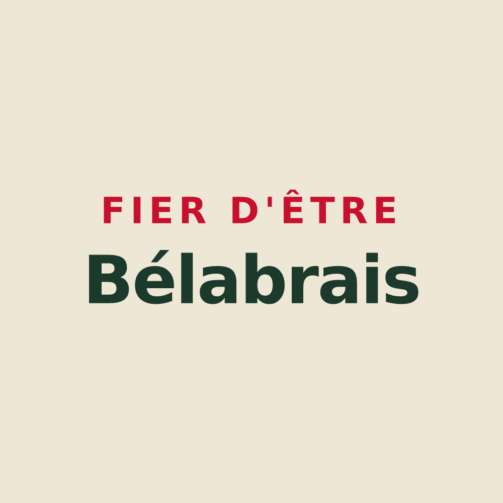 Tote bag « Fier d'être Bélabrais » — design pour Bélâbre