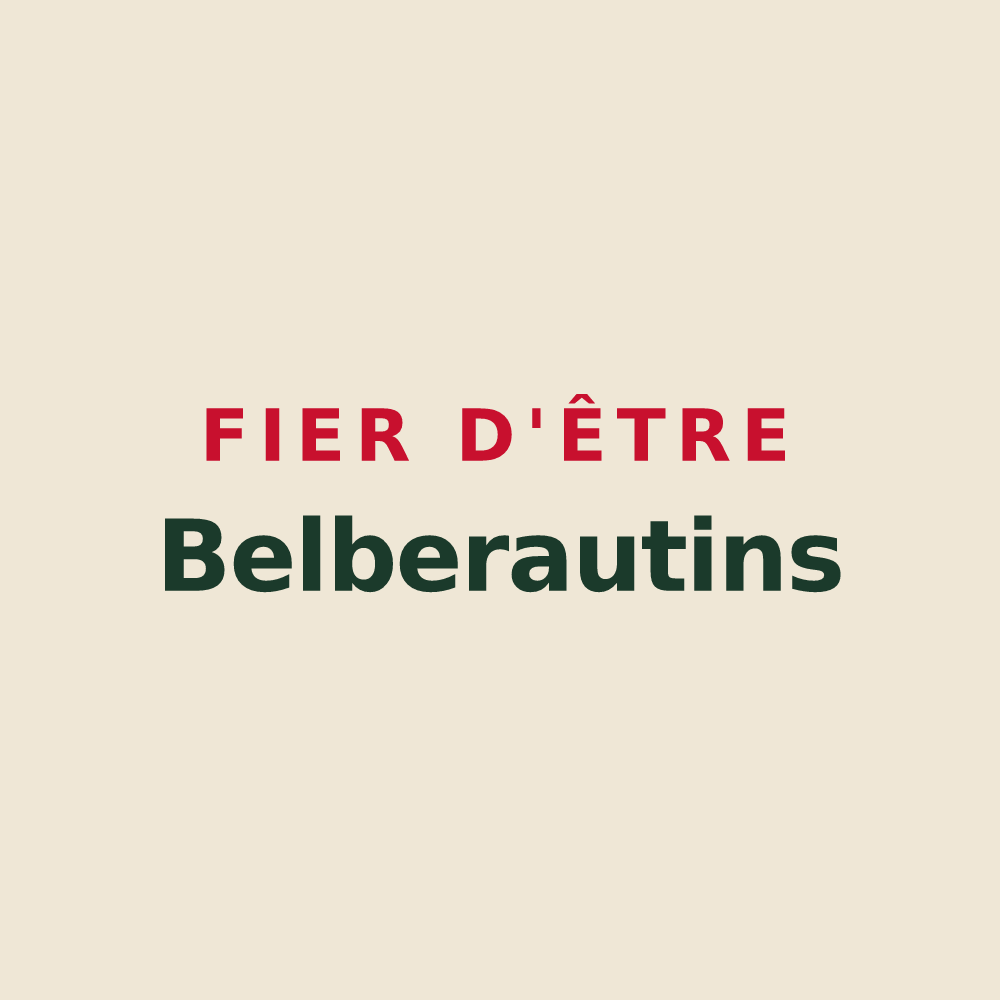 Tote bag « Fier d'être Belberautins » — design pour Belberaud