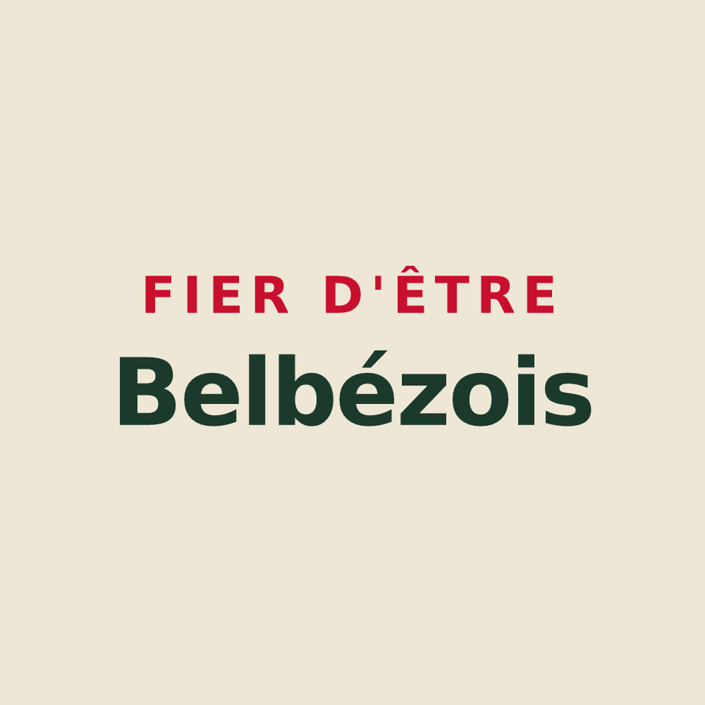 Tote bag « Fier d'être Belbézois » — design pour Belbèze-de-Lauragais