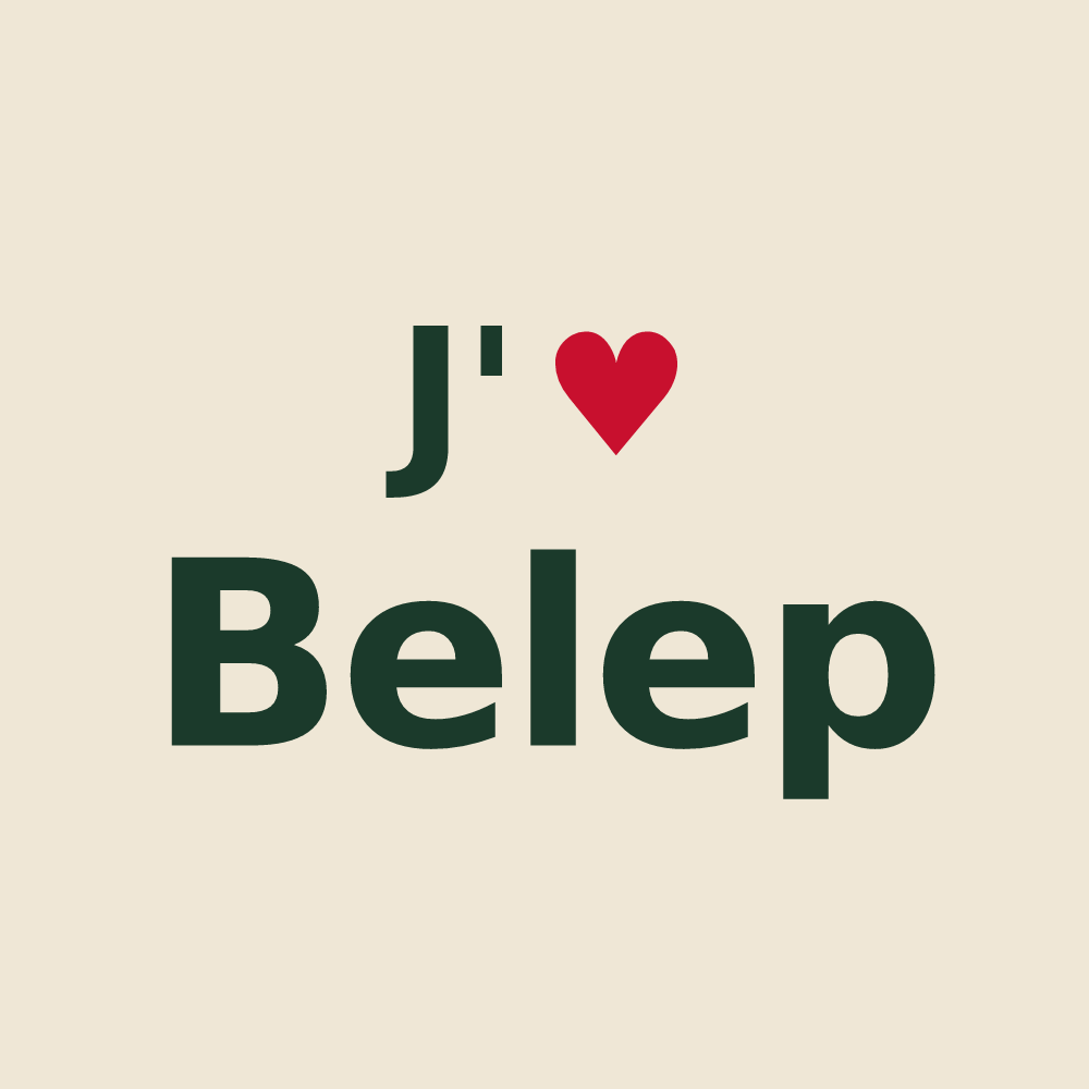 Tote bag personnalisé Belep — design J'aime Belep