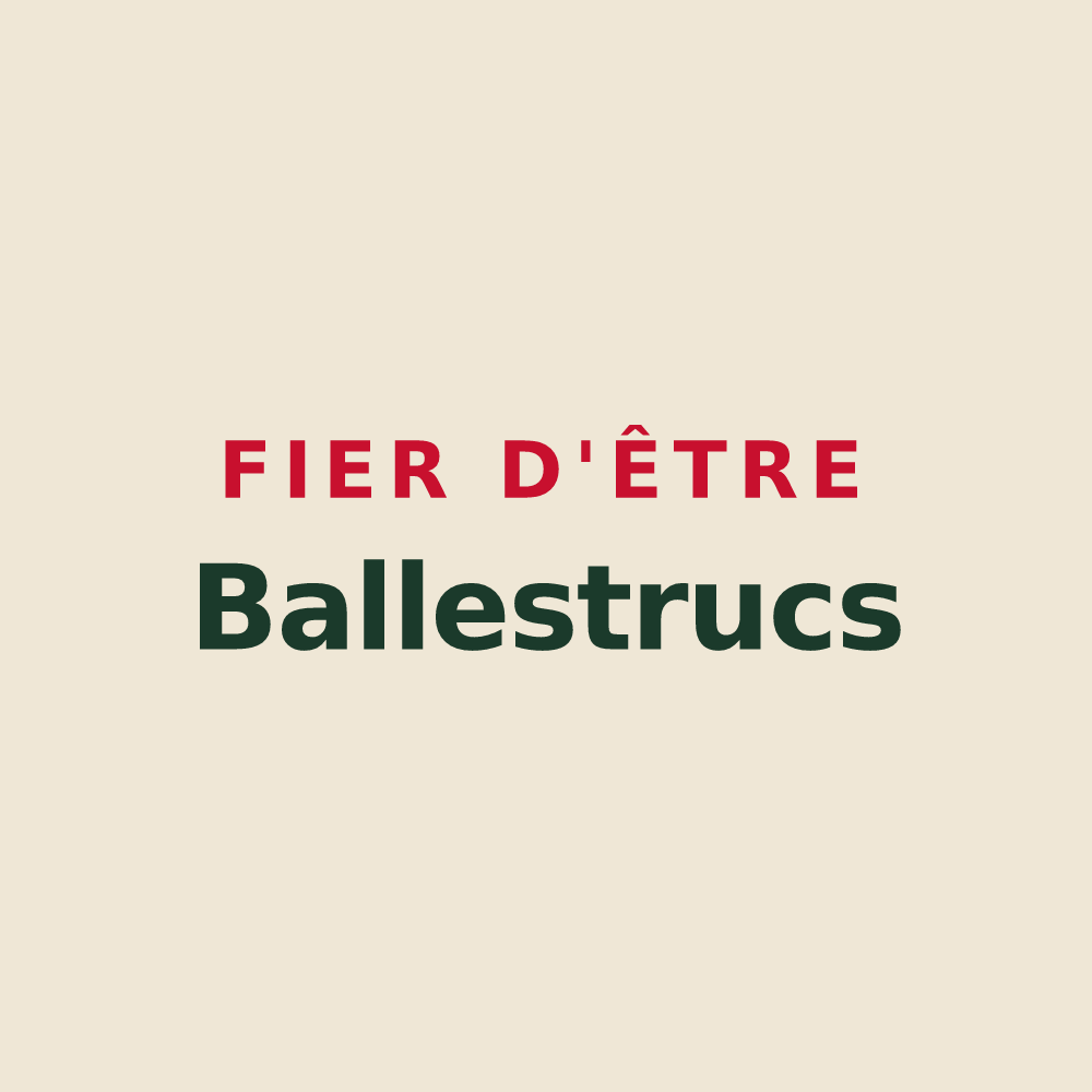 Tote bag « Fier d'être Ballestrucs » — design pour Bélesta