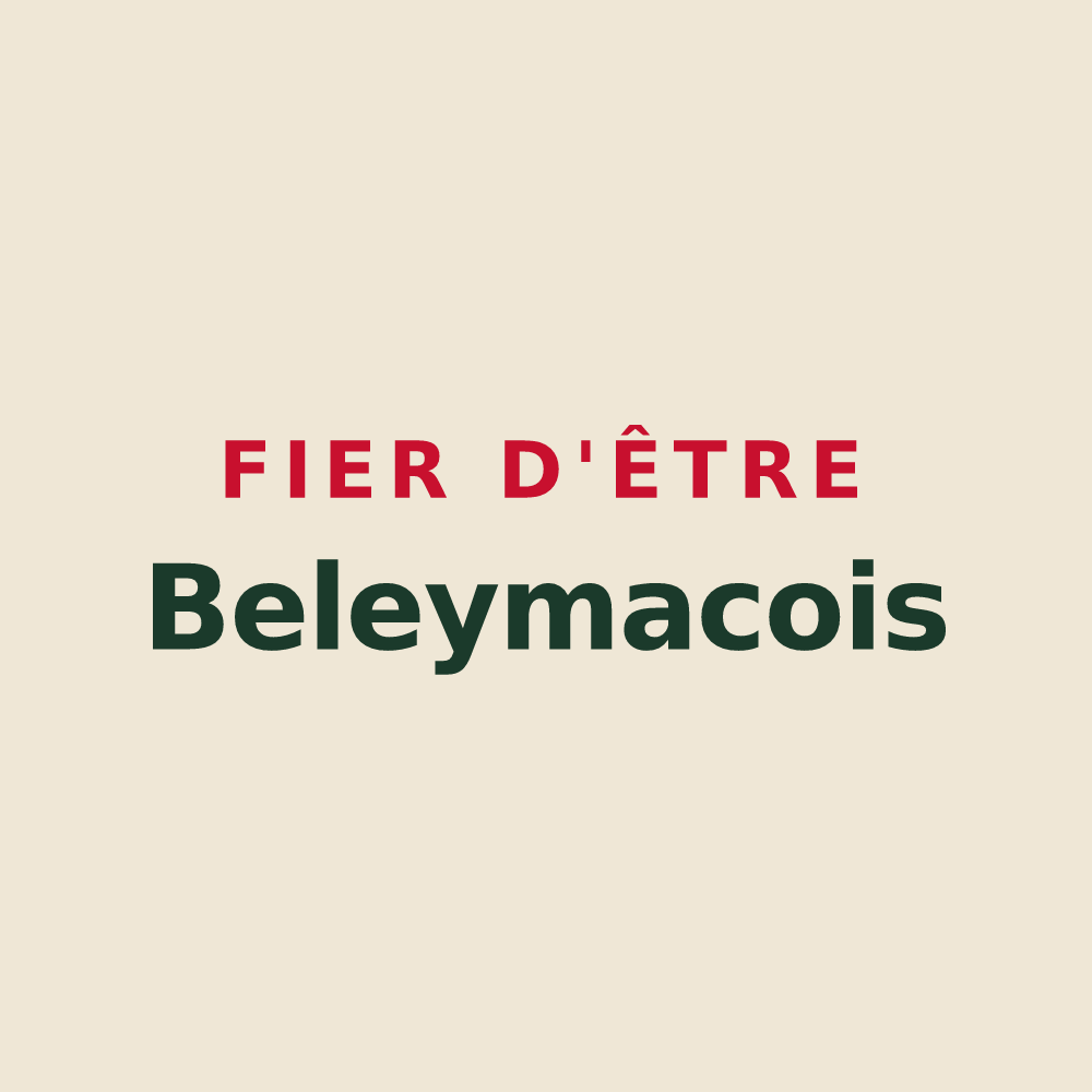 Tote bag « Fier d'être Beleymacois » — design pour Beleymas