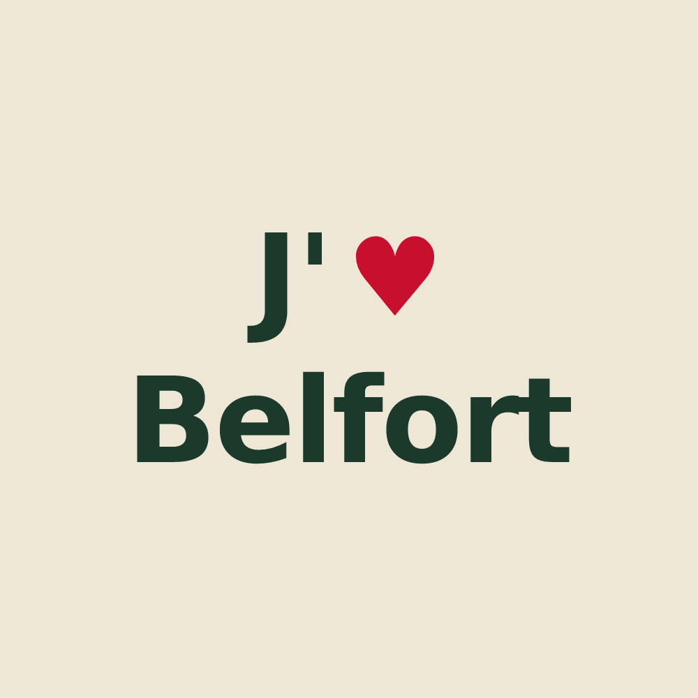 Tote bag personnalisé Belfort — design J'aime Belfort