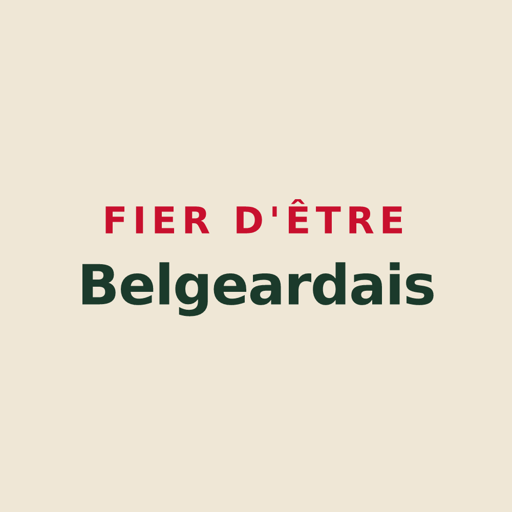 Tote bag « Fier d'être Belgeardais » — design pour Belgeard