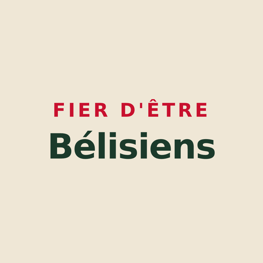 Tote bag « Fier d'être Bélisiens » — design pour Bélis