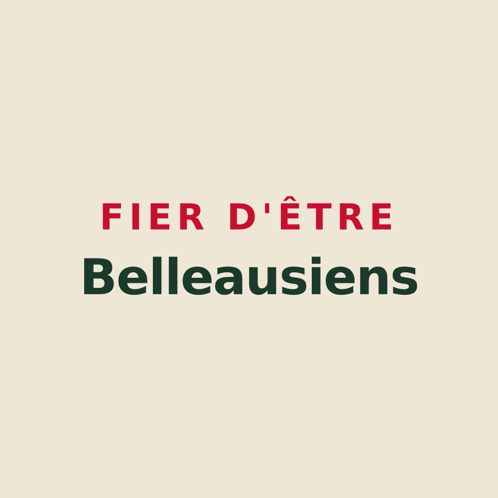 Tote bag « Fier d'être Belleausiens » — design pour Belleau