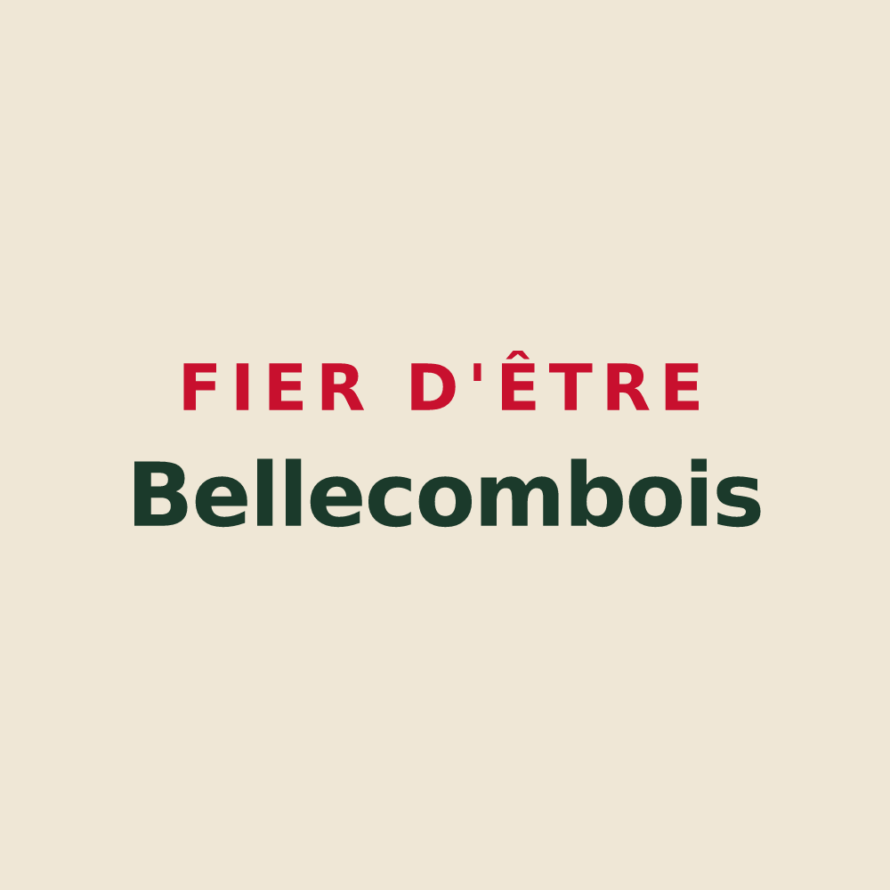 Tote bag « Fier d'être Bellecombois » — design pour Bellecombe-Tarendol