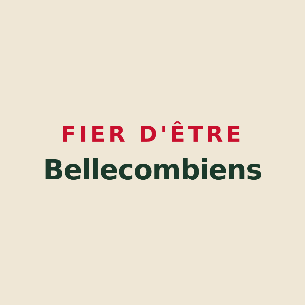 Tote bag « Fier d'être Bellecombiens » — design pour Bellecombe