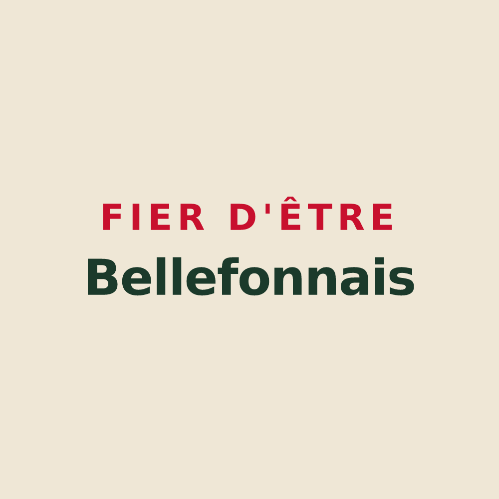 Tote bag « Fier d'être Bellefonnais » — design pour Bellefond