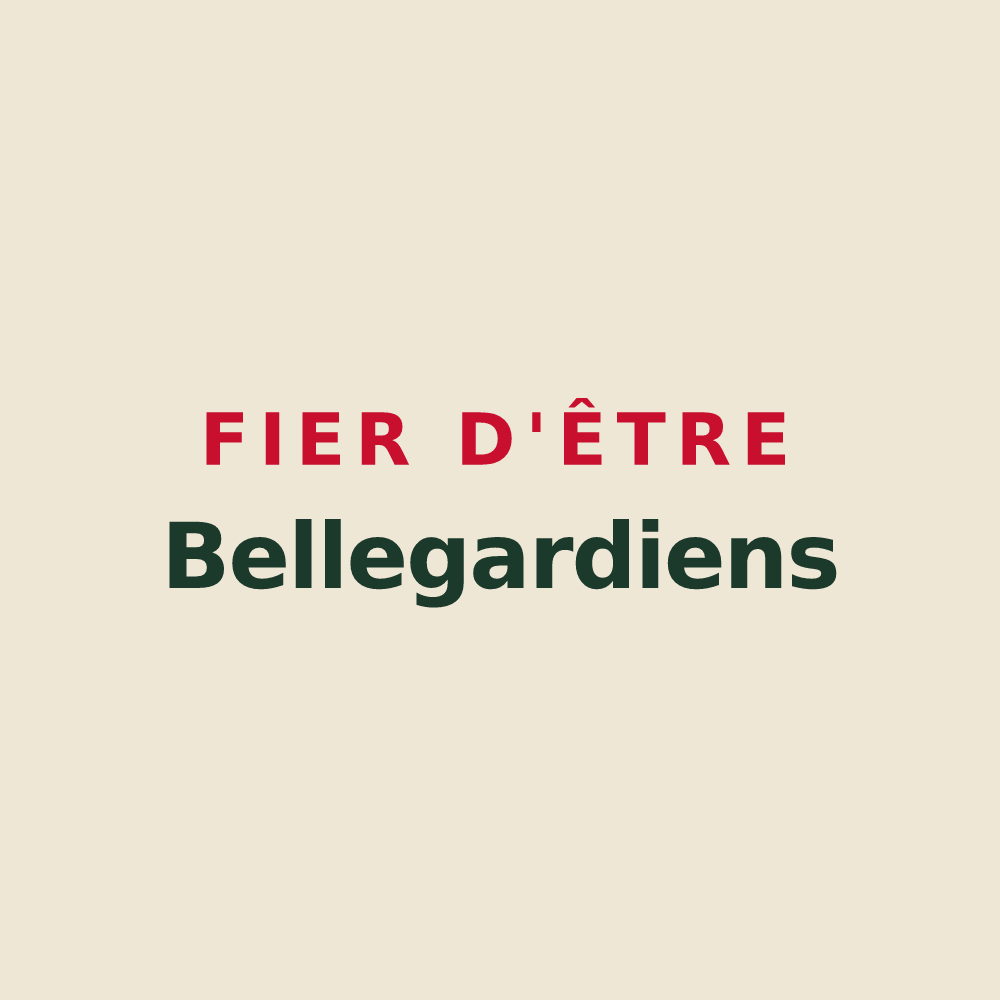 Tote bag « Fier d'être Bellegardiens » — design pour Bellegarde-Sainte-Marie