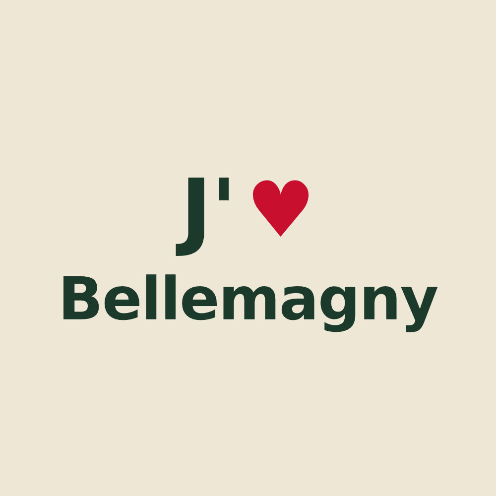 Tote bag personnalisé Bellemagny — design J'aime Bellemagny