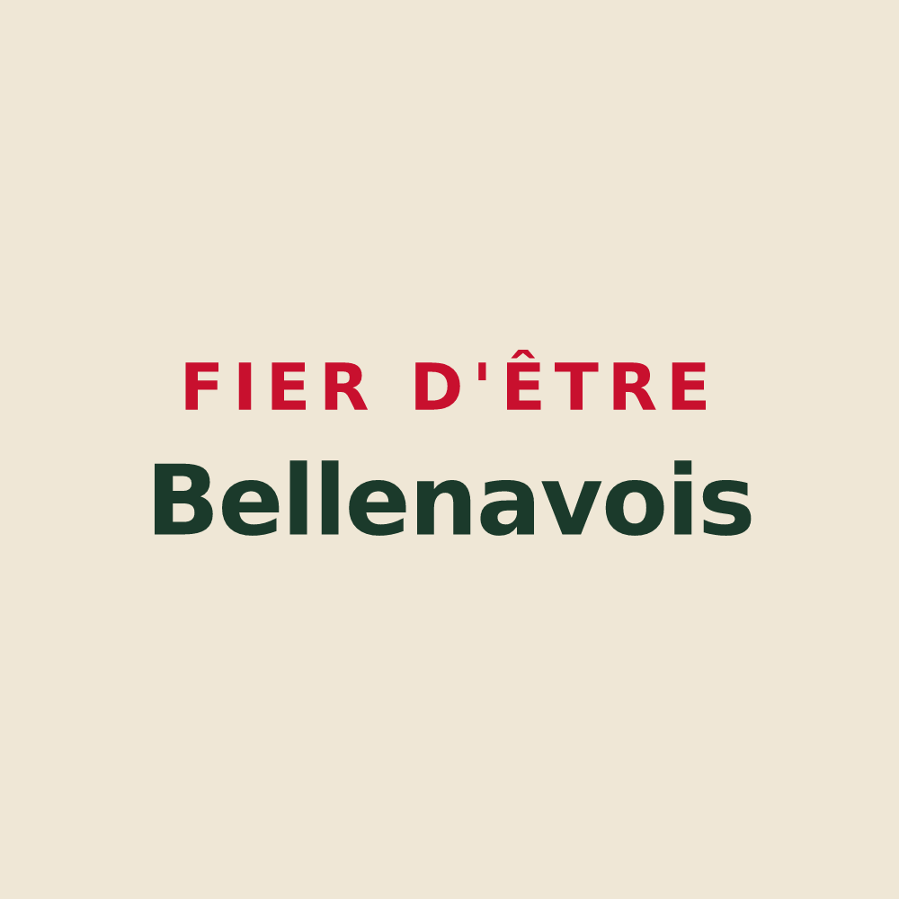 Tote bag « Fier d'être Bellenavois » — design pour Bellenaves