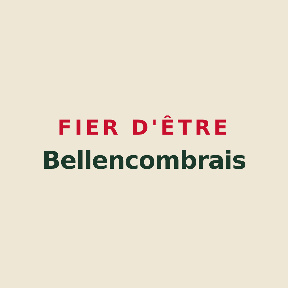 Tote bag « Fier d'être Bellencombrais » — design pour Bellencombre