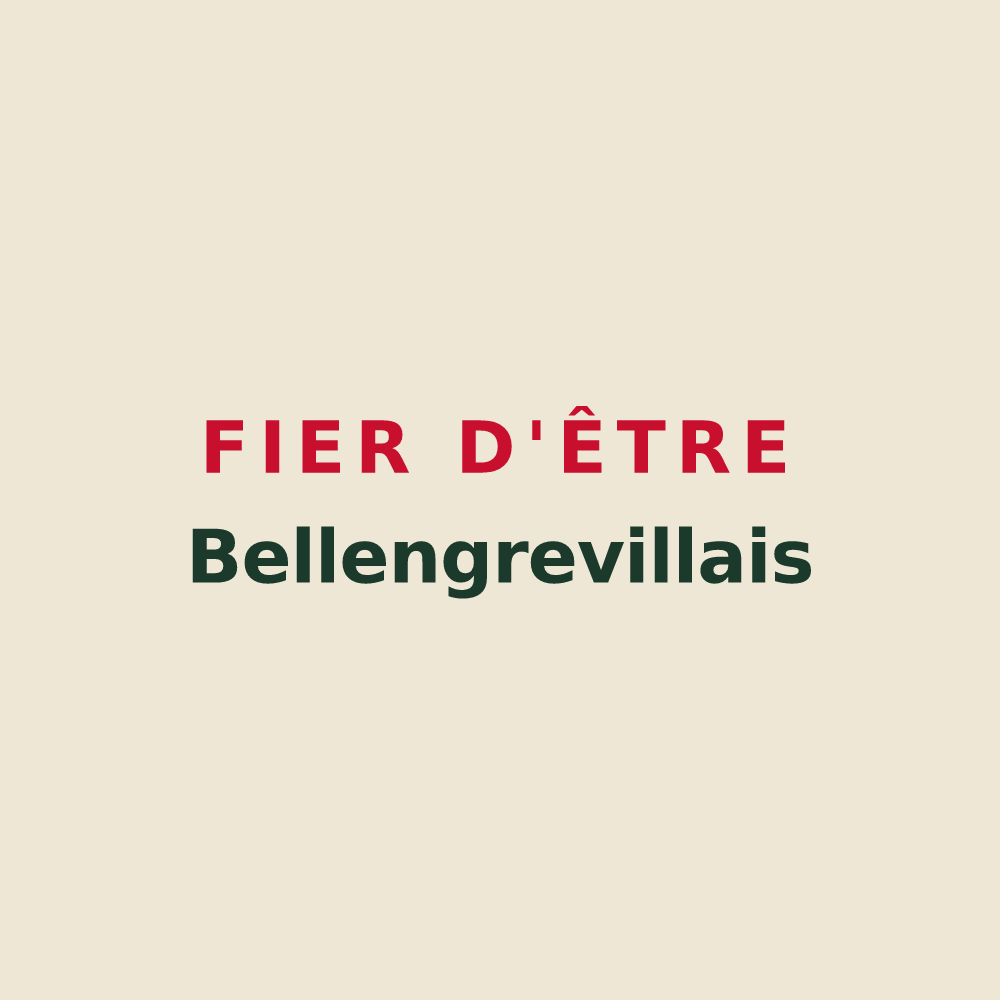 Tote bag « Fier d'être Bellengrevillais » — design pour Bellengreville