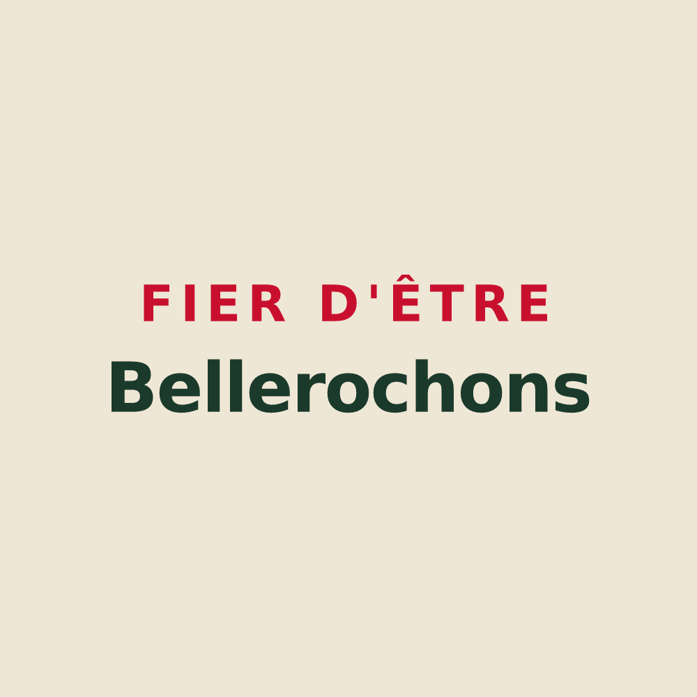 Tote bag « Fier d'être Bellerochons » — design pour Belleroche