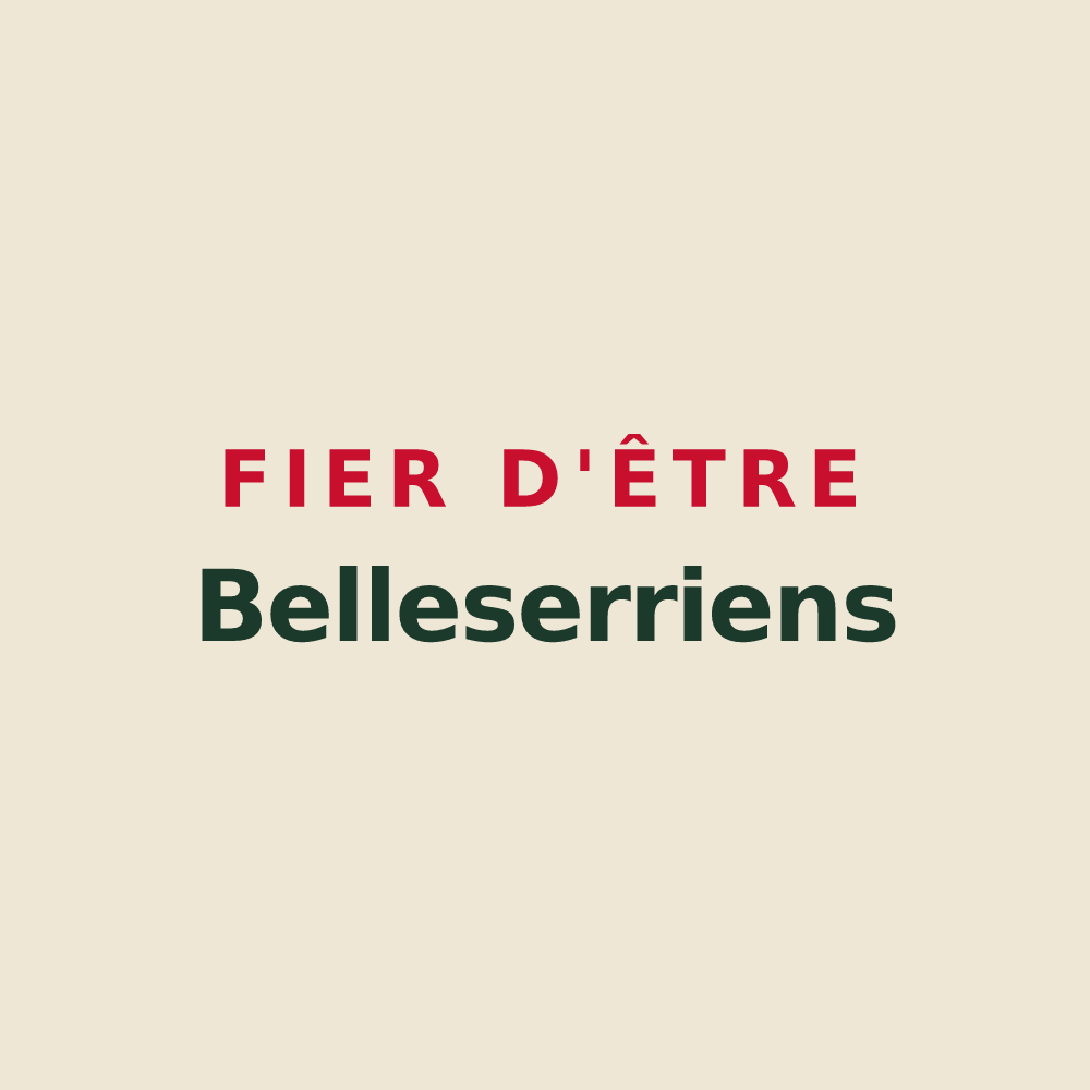 Tote bag « Fier d'être Belleserriens » — design pour Belleserre