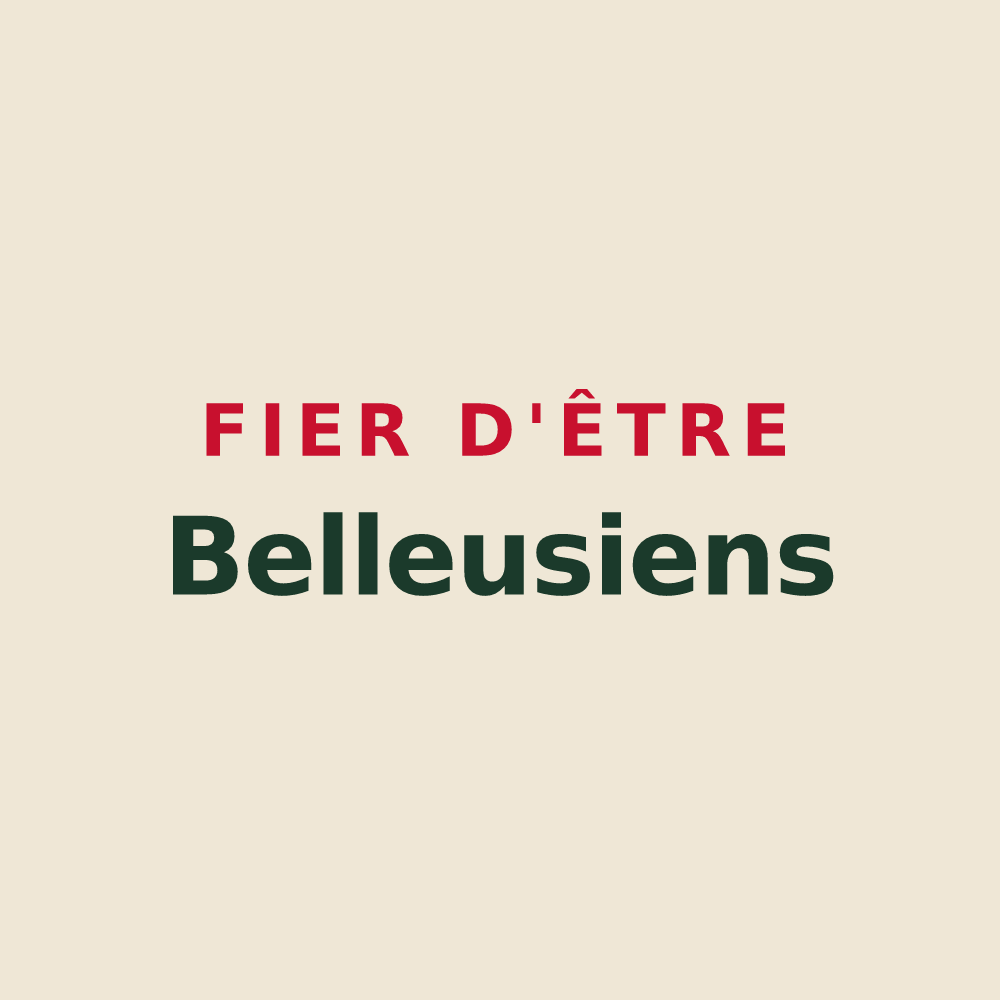Tote bag « Fier d'être Belleusiens » — design pour Belleu