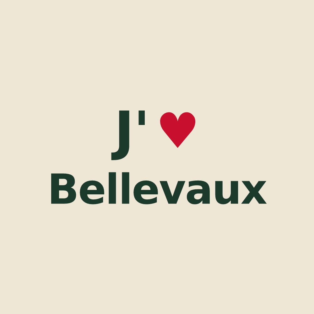 Tote bag personnalisé Bellevaux — design J'aime Bellevaux