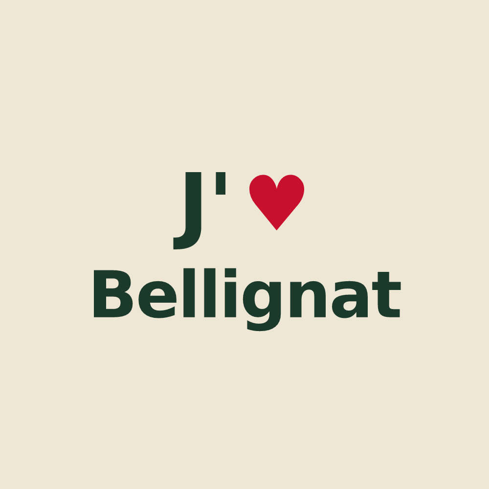 Tote bag personnalisé Bellignat — design J'aime Bellignat
