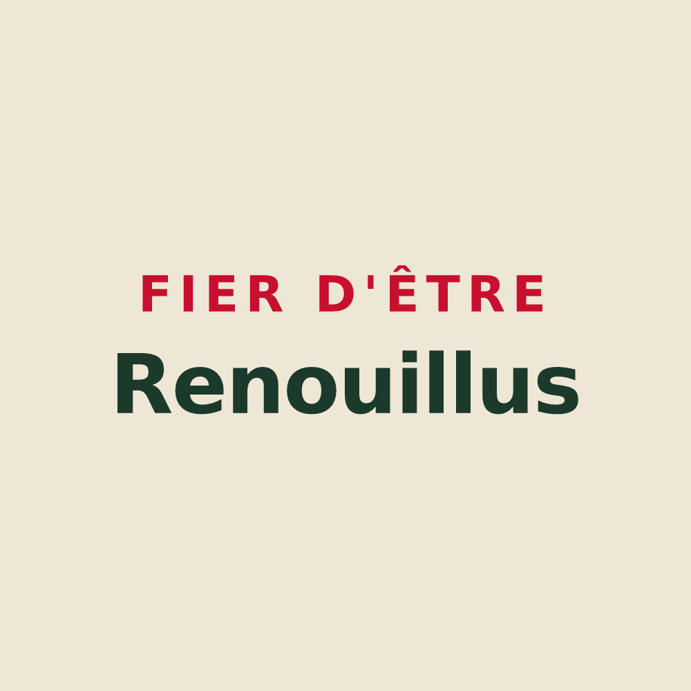 Tote bag « Fier d'être Renouillus » — design pour Bellignat