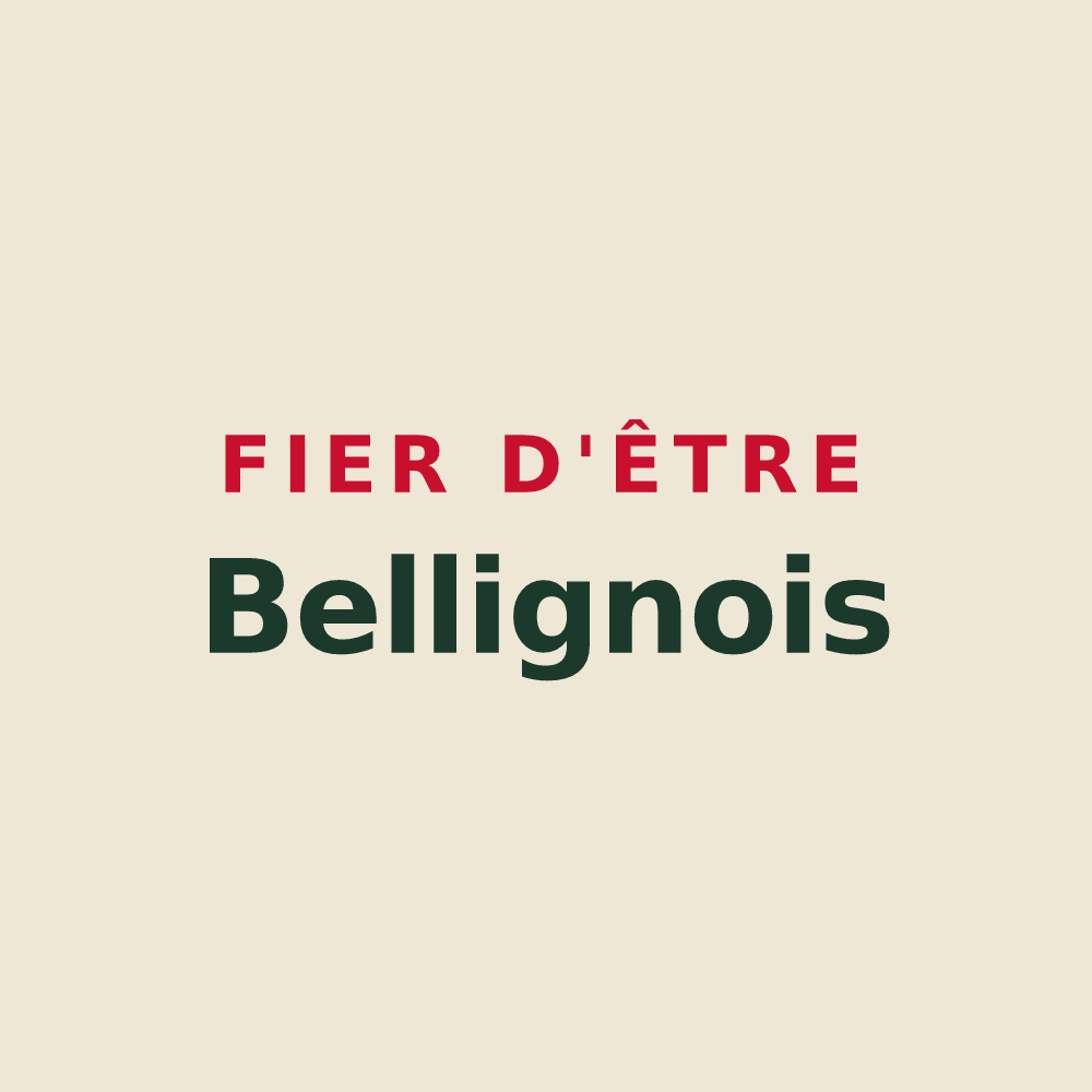 Tote bag « Fier d'être Bellignois » — design pour Bellignies