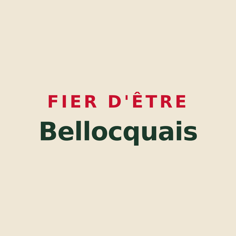 Tote bag « Fier d'être Bellocquais » — design pour Bellocq