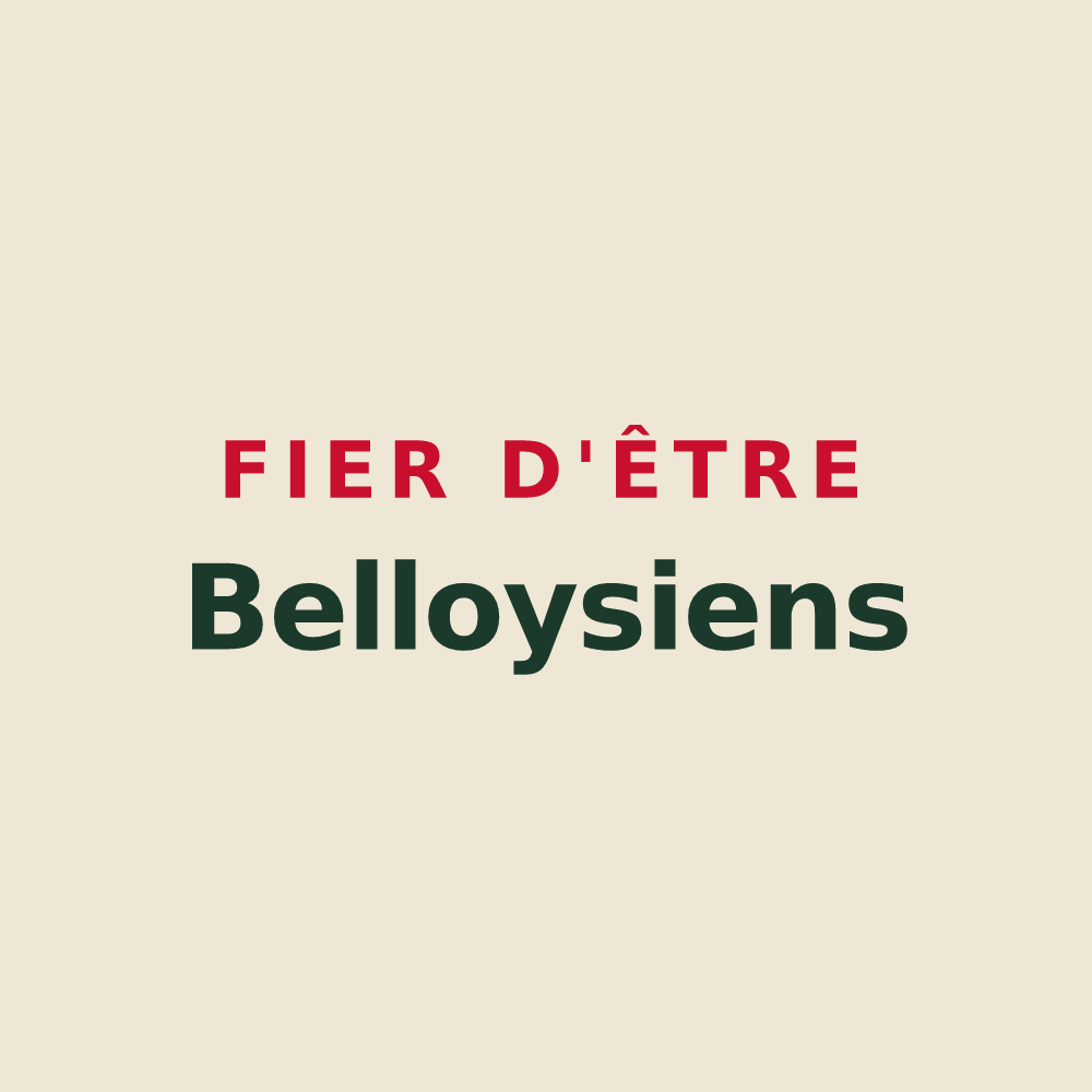 Tote bag « Fier d'être Belloysiens » — design pour Belloy-Saint-Léonard
