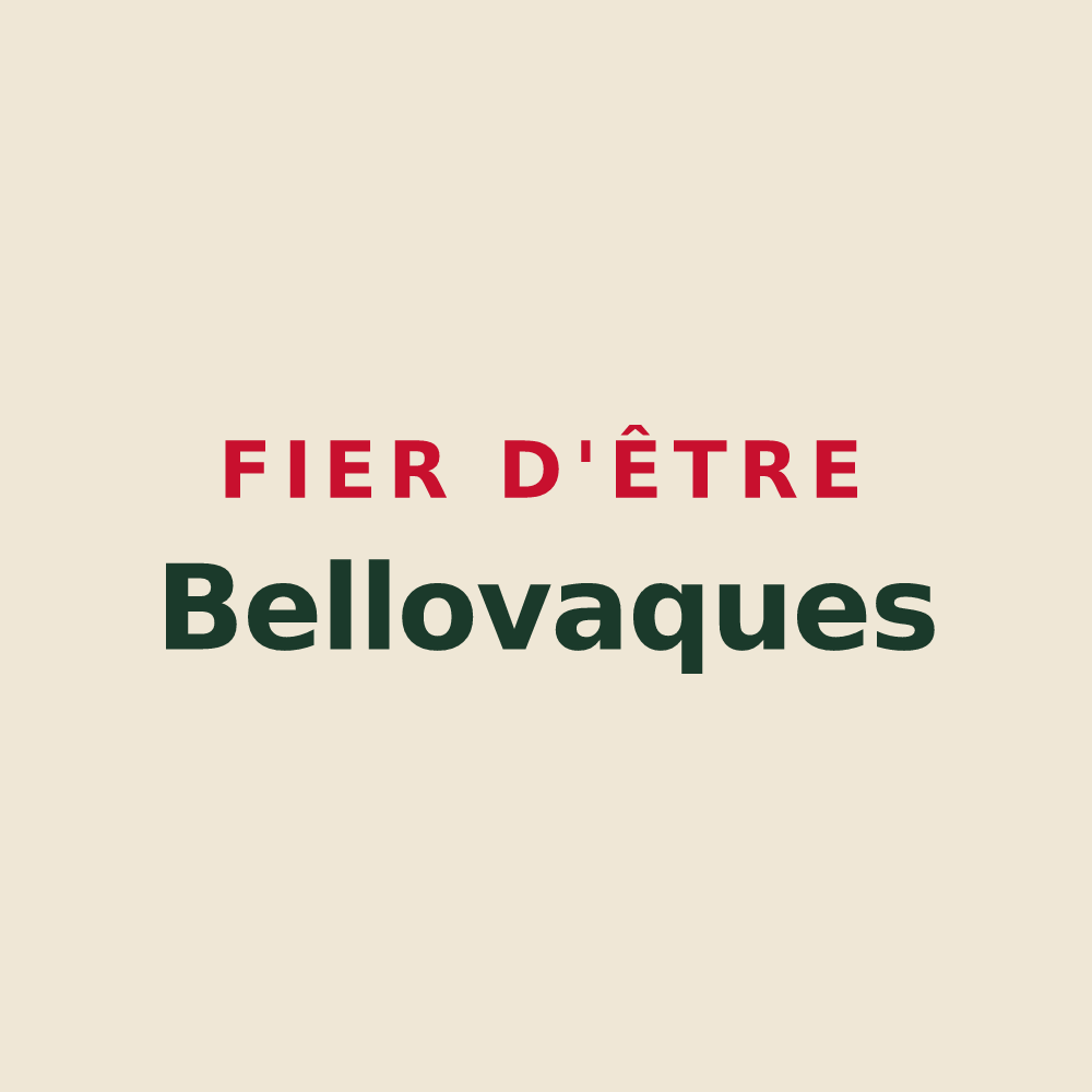 Tote bag « Fier d'être Bellovaques » — design pour Belloy-sur-Somme