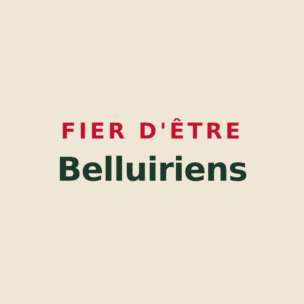 Tote bag « Fier d'être Belluiriens » — design pour Belluire