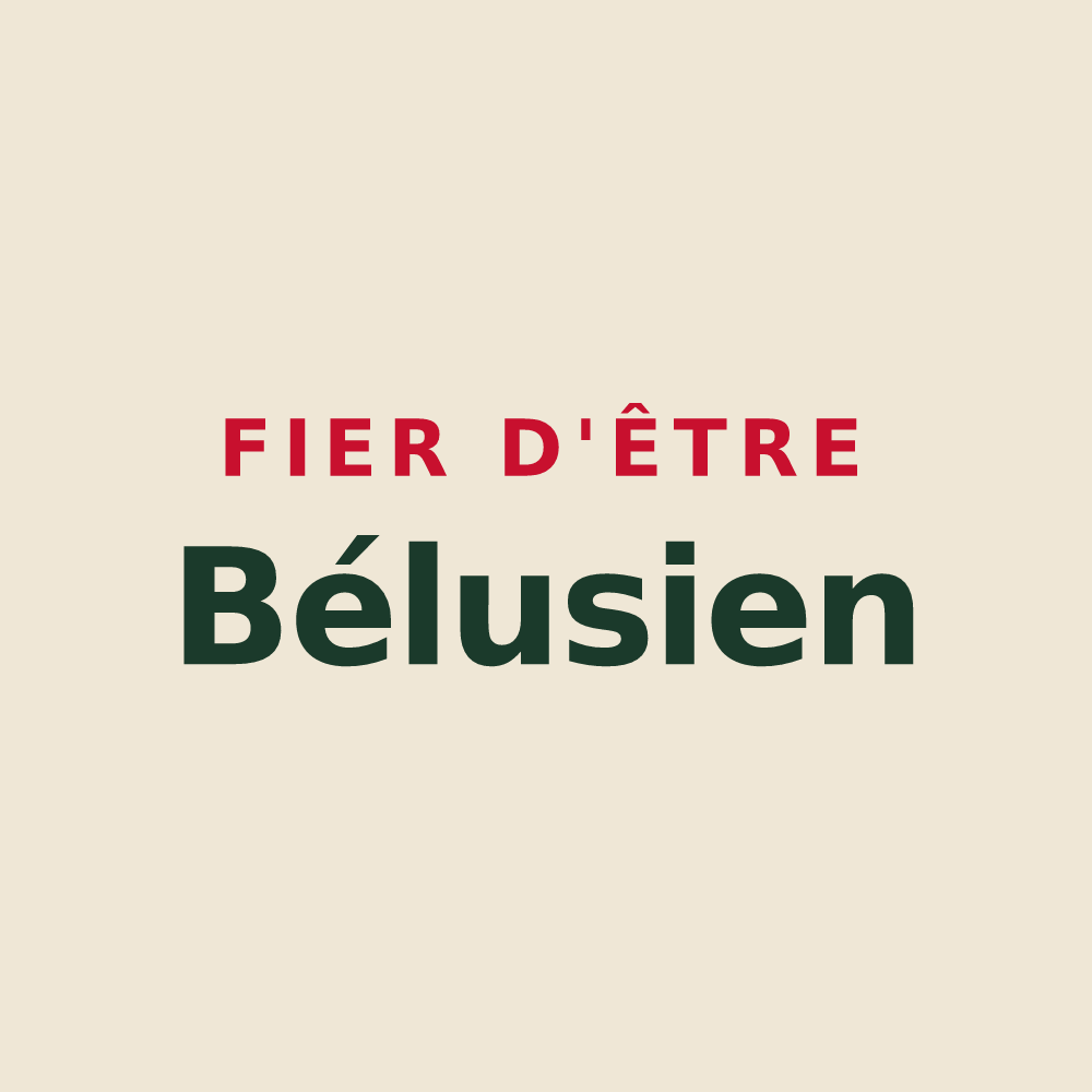 Tote bag « Fier d'être Bélusien » — design pour Bélus