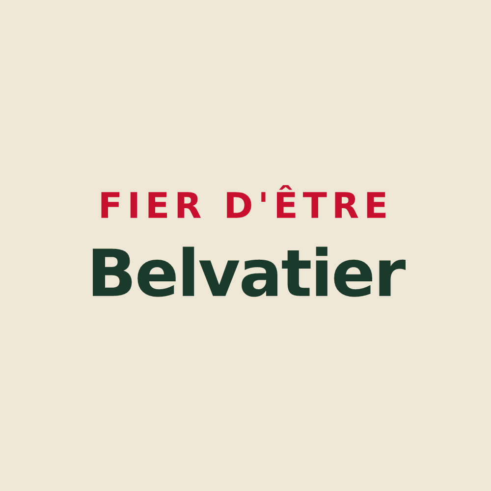 Tote bag « Fier d'être Belvatier » — design pour Belval-sous-Châtillon