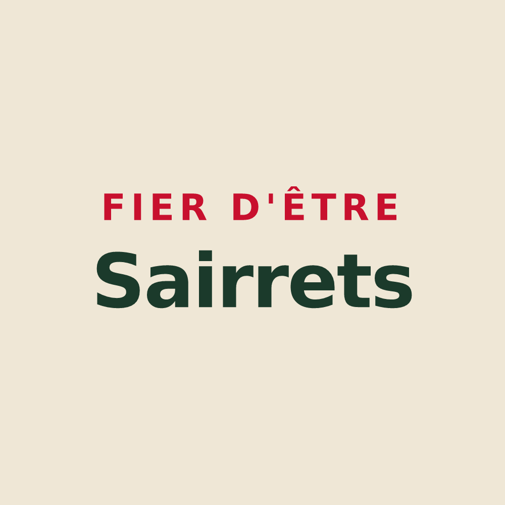 Tote bag « Fier d'être Sairrets » — design pour Belverne