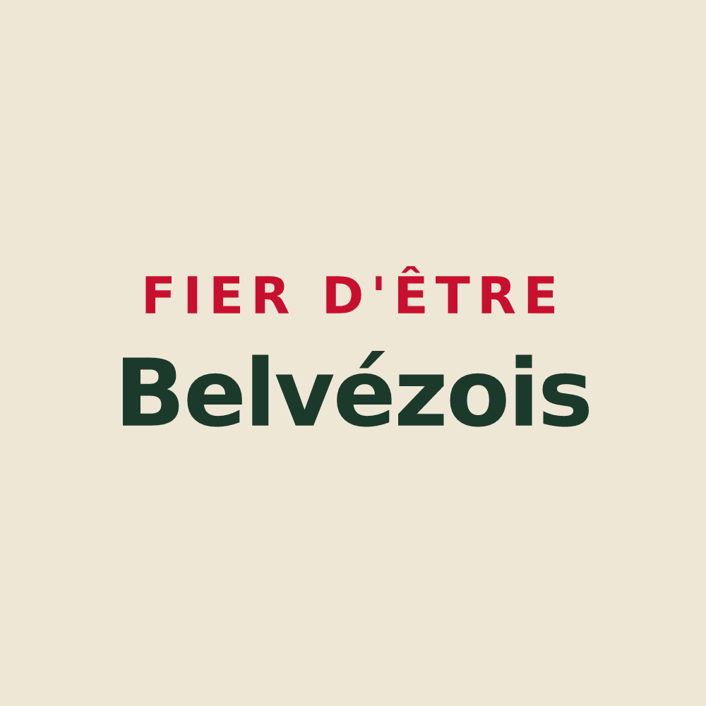 Tote bag « Fier d'être Belvézois » — design pour Belvèze-du-Razès