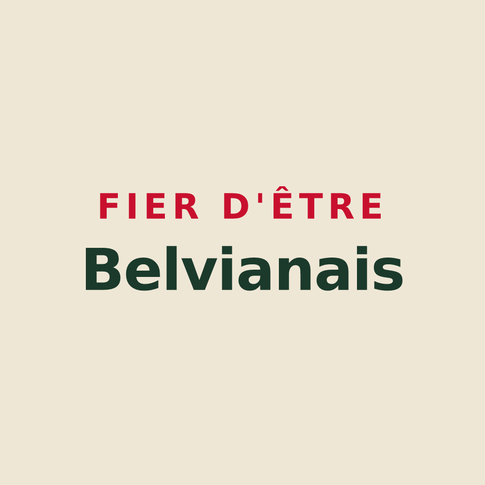 Tote bag « Fier d'être Belvianais » — design pour Belvianes-et-Cavirac