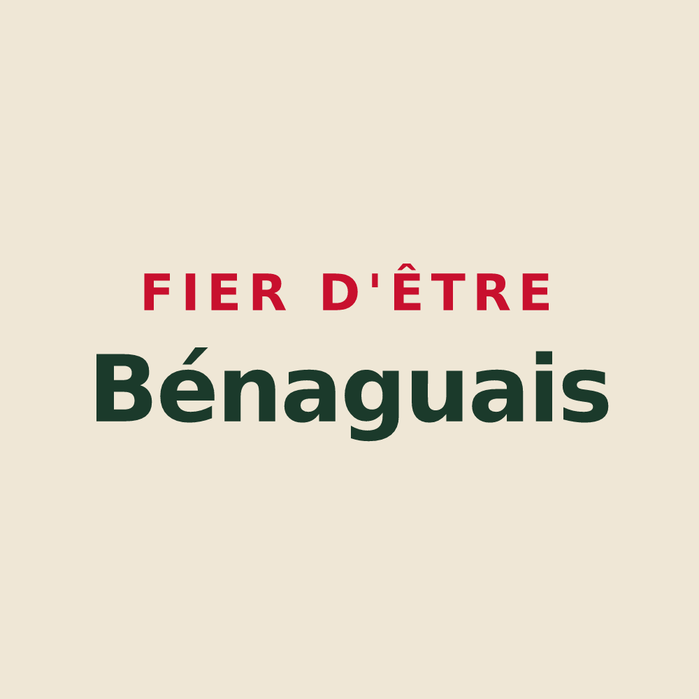 Tote bag « Fier d'être Bénaguais » — design pour Benagues