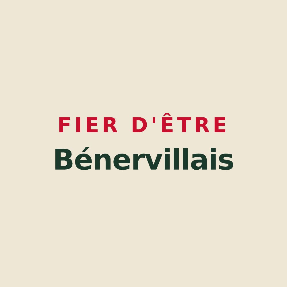 Tote bag « Fier d'être Bénervillais » — design pour Benerville-sur-Mer