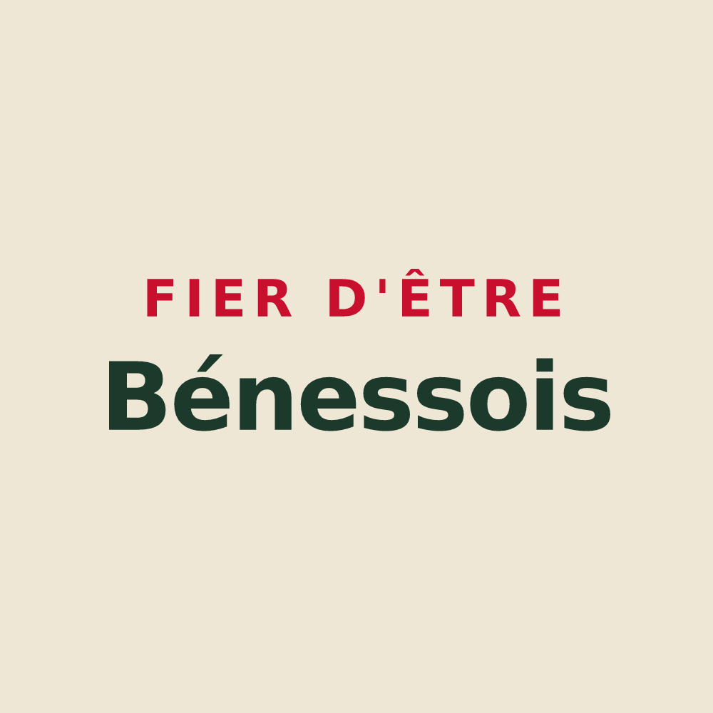 Tote bag « Fier d'être Bénessois » — design pour Bénesse-Maremne