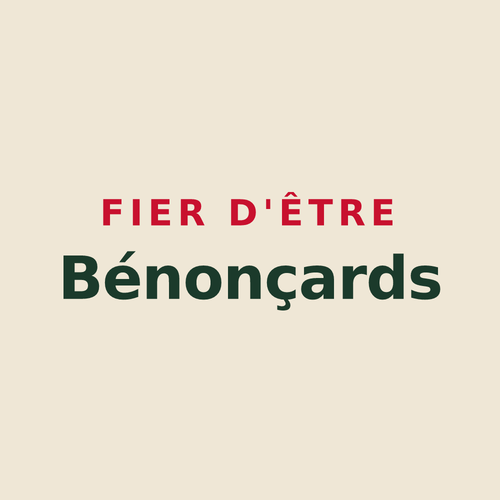 Tote bag « Fier d'être Bénonçards » — design pour Bénonces