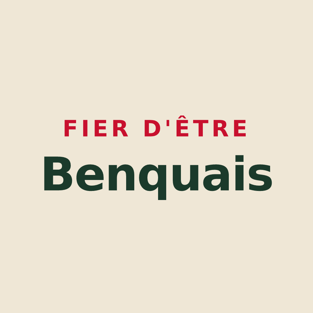 Tote bag « Fier d'être Benquais » — design pour Benque-Dessous-et-Dessus