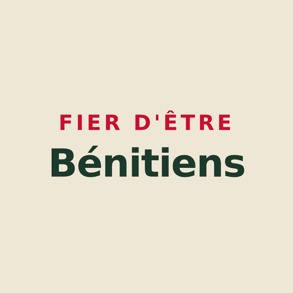 Tote bag « Fier d'être Bénitiens » — design pour Bény-sur-Mer