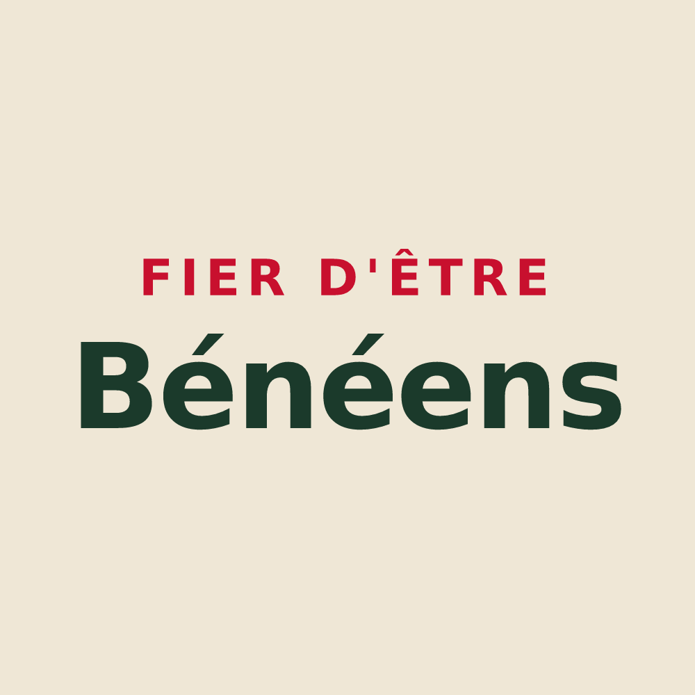 Tote bag « Fier d'être Bénéens » — design pour Bény