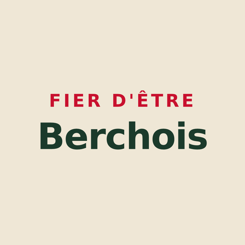 Tote bag « Fier d'être Berchois » — design pour Berche
