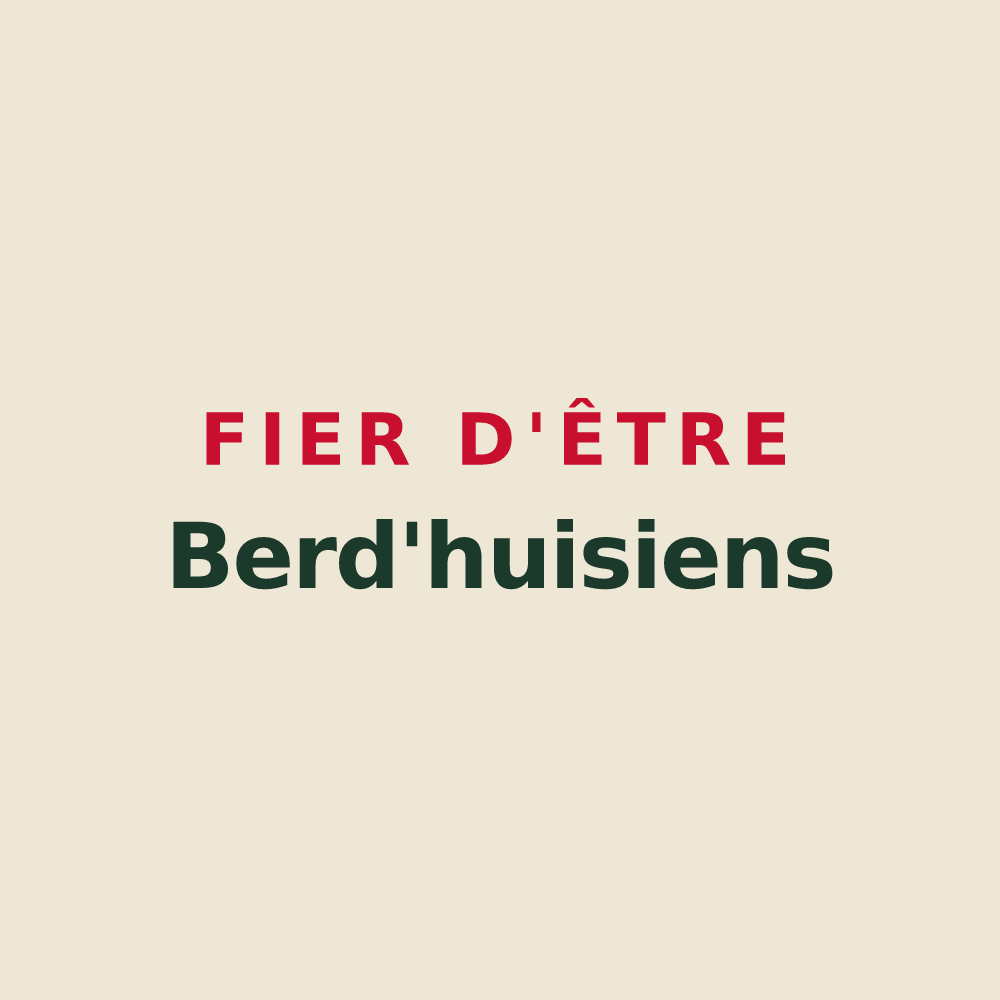 Tote bag « Fier d'être Berd'huisiens » — design pour Berd'huis