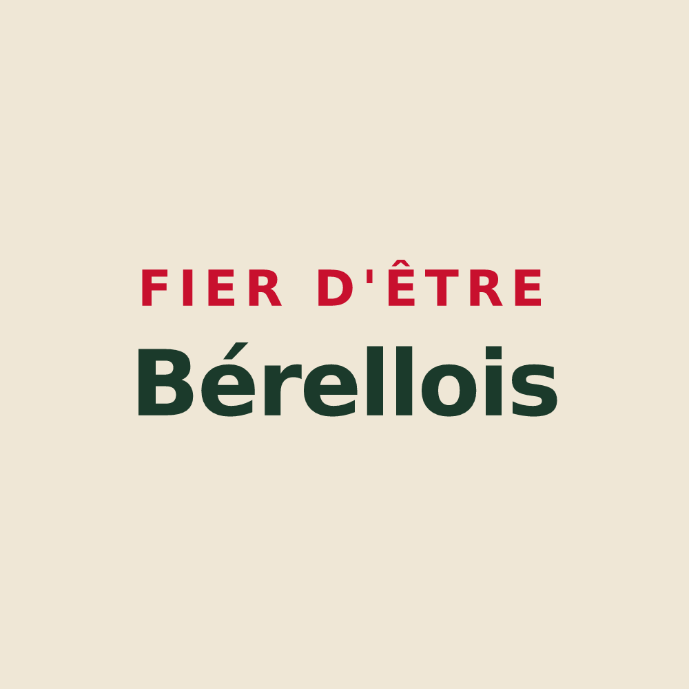 Tote bag « Fier d'être Bérellois » — design pour Bérelles