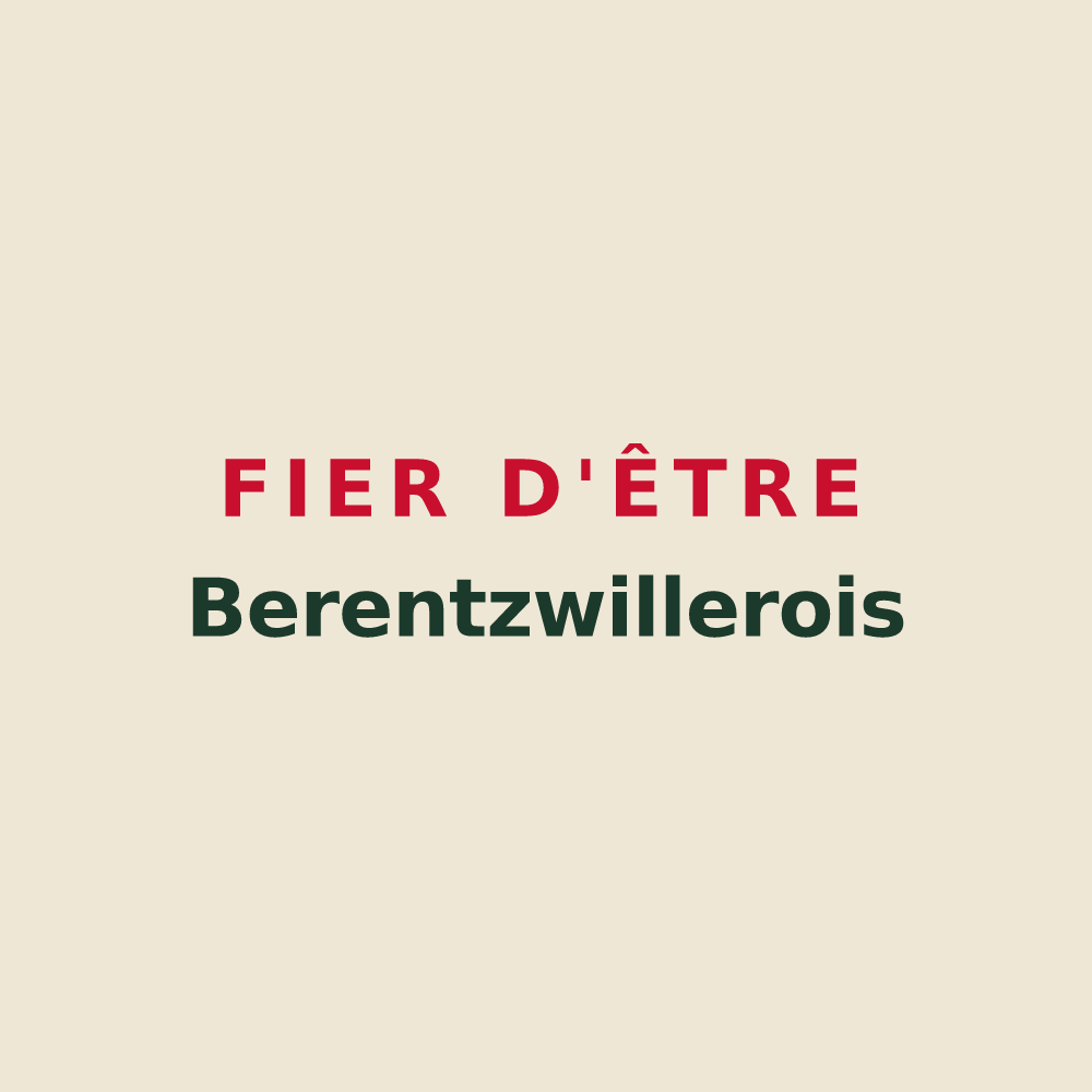 Tote bag « Fier d'être Berentzwillerois » — design pour Berentzwiller