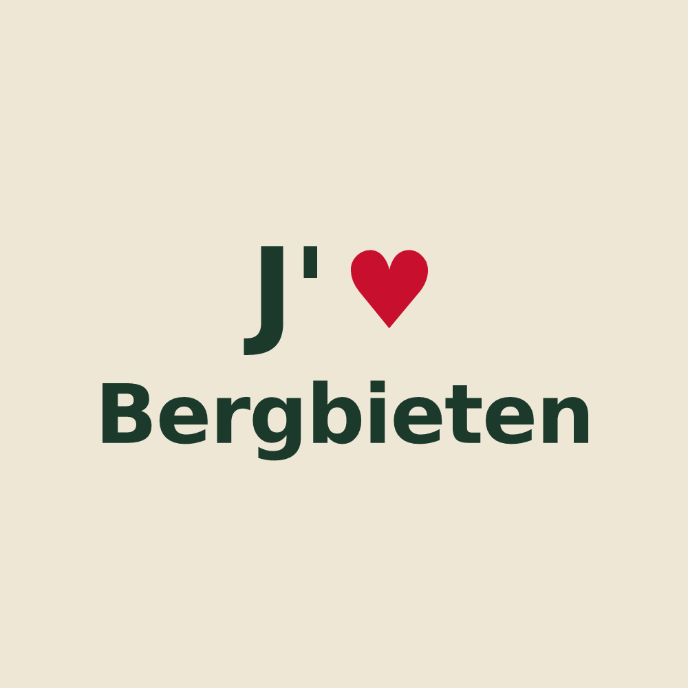 Tote bag personnalisé Bergbieten — design J'aime Bergbieten