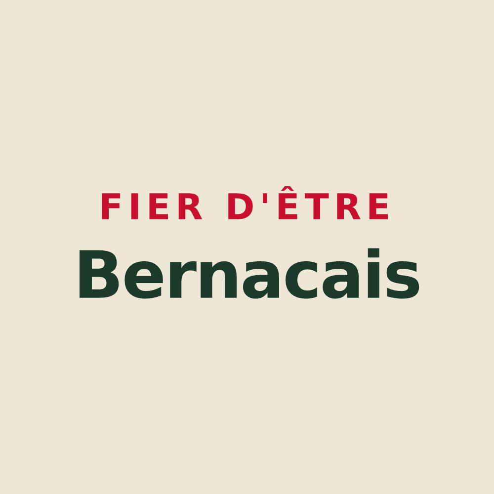 Tote bag « Fier d'être Bernacais » — design pour Bernac-Dessus