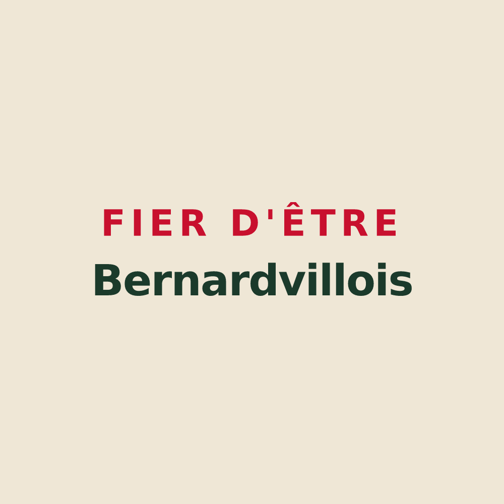 Tote bag « Fier d'être Bernardvillois » — design pour Bernardvillé